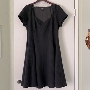 Torrid knit black dress size 1